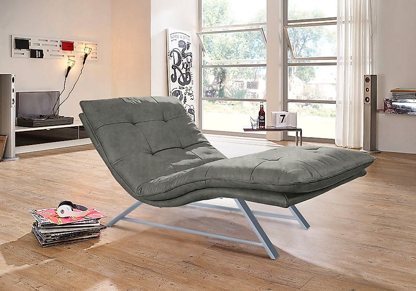 W.SCHILLIG Relaxliege »daily dreams« in Waffelkissen-Optik, wahlweise mit M günstig online kaufen