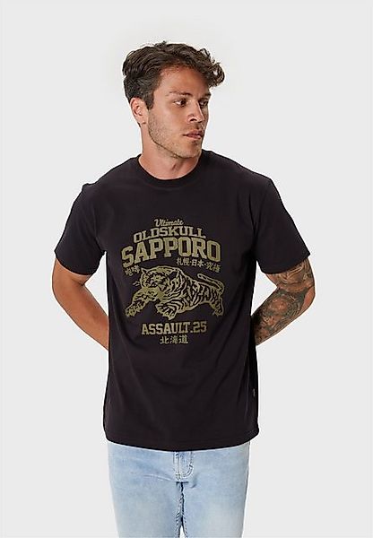 Oldskull T-Shirt Retro Japan Teeger (1-tlg) mit angesagtem Print im Vintage günstig online kaufen
