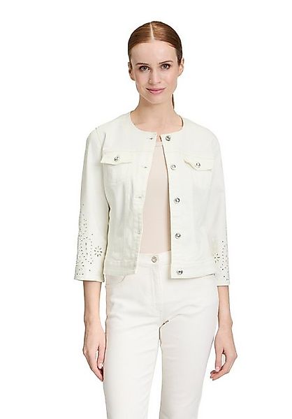Betty Barclay Jackenblazer Betty Barclay Jeansjacke mit 3/4 Arm Lochsticker günstig online kaufen