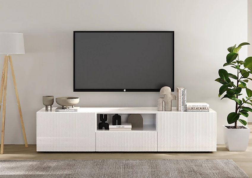 INOSIGN Lowboard "Rio Breite 181 cm, TV-Board 2 Türen u. 1 Schubkasten, TV- günstig online kaufen