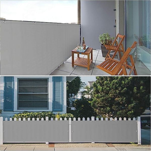 Sekey Balkonsichtschutz Meterware 75cm hoch Balkonsichtschutz Wetterfest Ba günstig online kaufen
