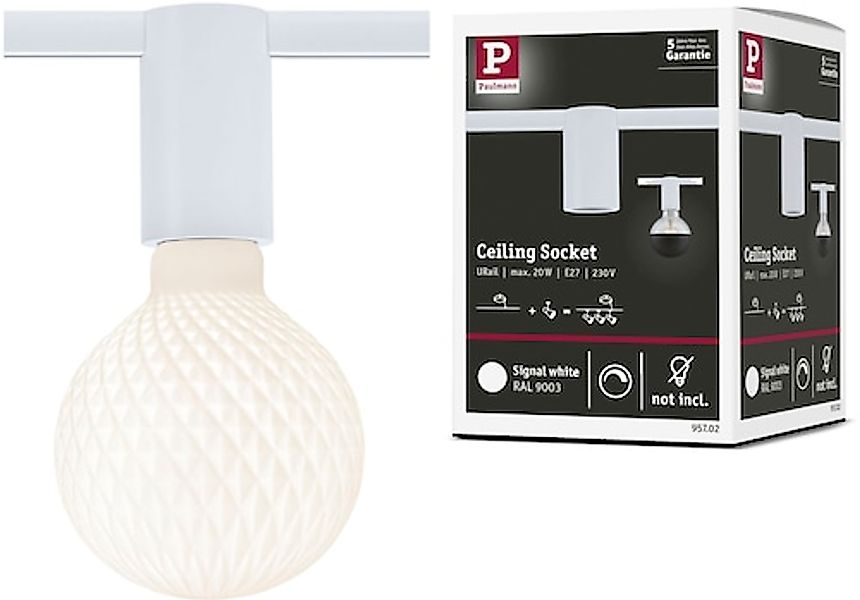 Paulmann Schienensystem-Leuchten »URail Schienenspot Socket E27 max. 20W di günstig online kaufen