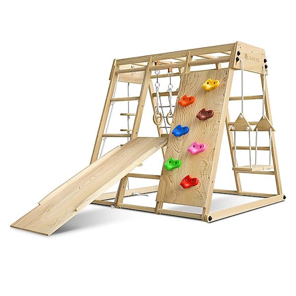 Juskys Maxi Klettergerüst für Kinder mit Rutsche günstig online kaufen