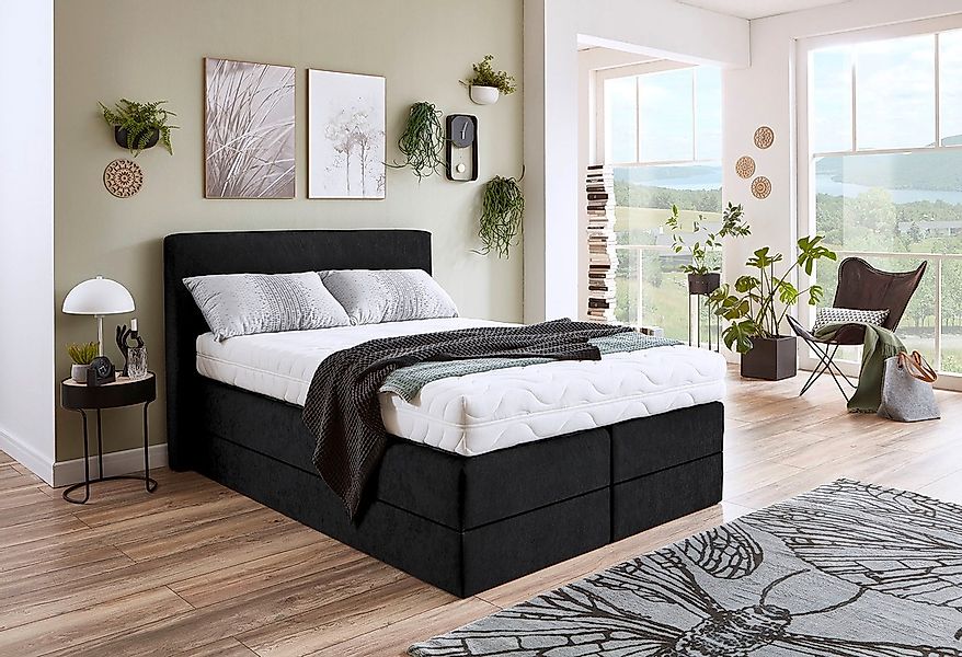 Westfalia Schlafkomfort Boxspringbett, wahlweise mit Kaltschaum-Topper und günstig online kaufen