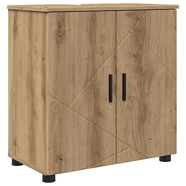vidaXL Badezimmerschrank mit Speicher Artisan-Eiche 61 x 35 x 64 cm 883293 günstig online kaufen