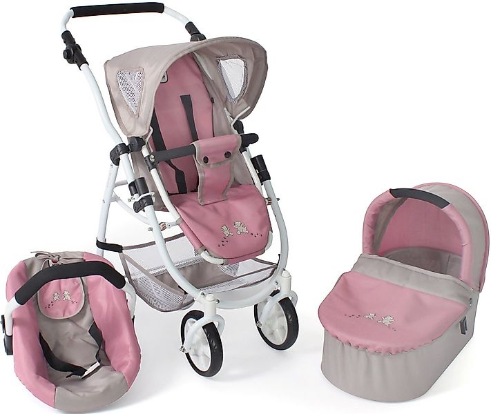 CHIC2000 Kombi-Puppenwagen Emotion All In 3in1, Bärchen, mit Babywanne, Pup günstig online kaufen