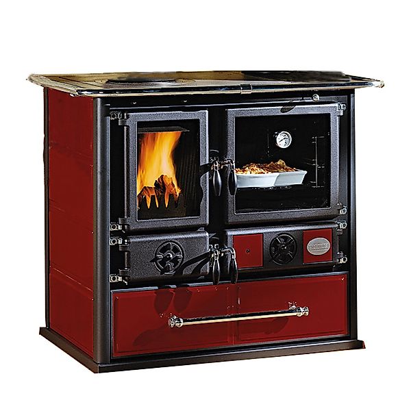 La Nordica Küchenofen La Nordica Küchenherd Ros Keramik Bordeaux 8,4 kW günstig online kaufen