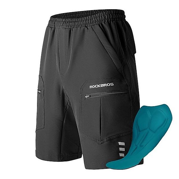 ROCKBROS Radlerhose Herren Gepolsterte Fahrradhose mit Sitzpolster 4D (Rads günstig online kaufen