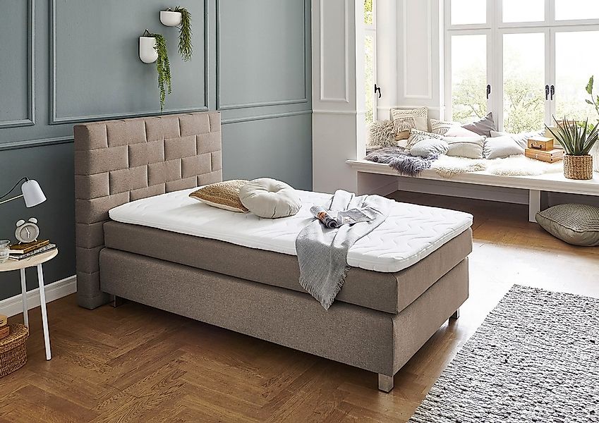 Westfalia Schlafkomfort Boxspringbett mit Topper günstig online kaufen