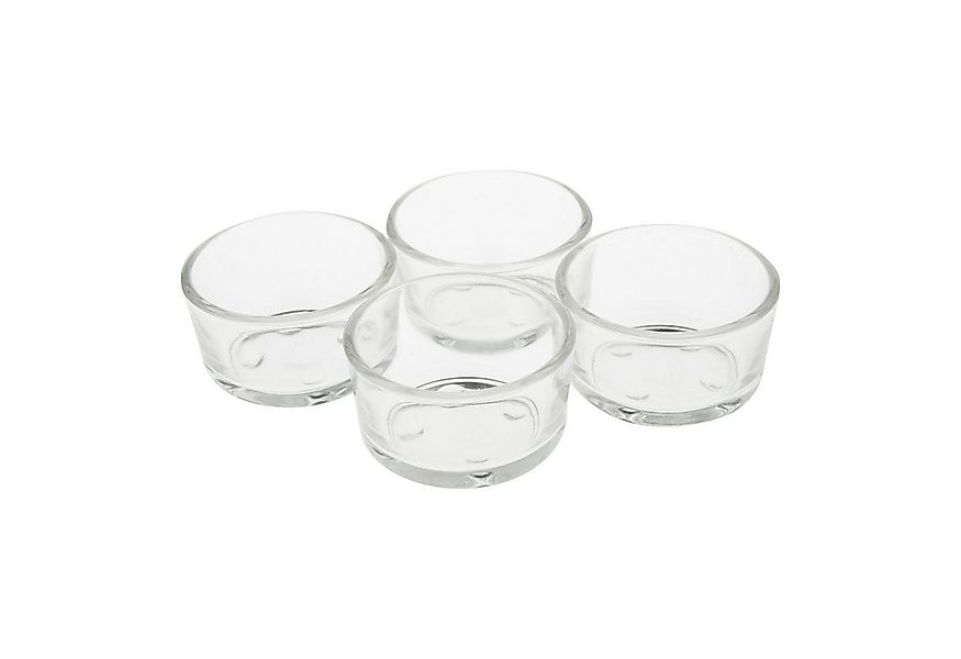 VBS Teelichthalter Teelichtgläser 4er-Pack, 2,5 cm hoch günstig online kaufen