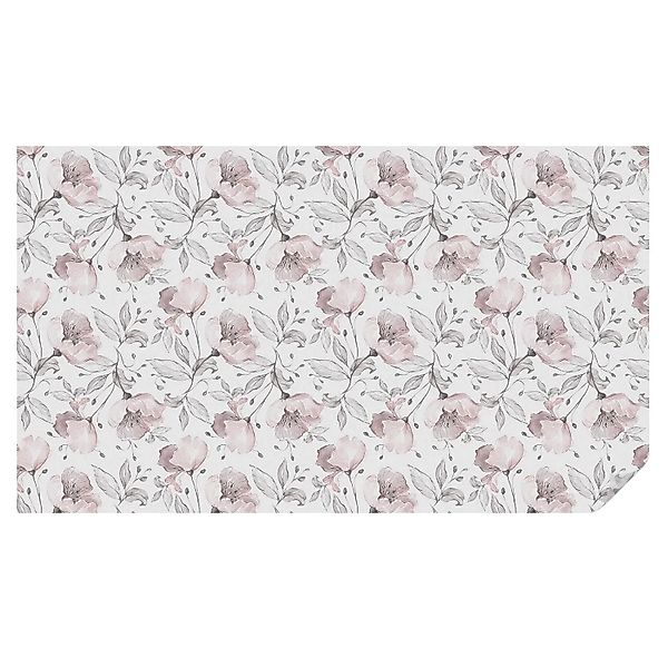 Tulup Buntglasfolie Rosenblätter Fensterfolie Buntglas 200x116 cm Schwarzwe günstig online kaufen