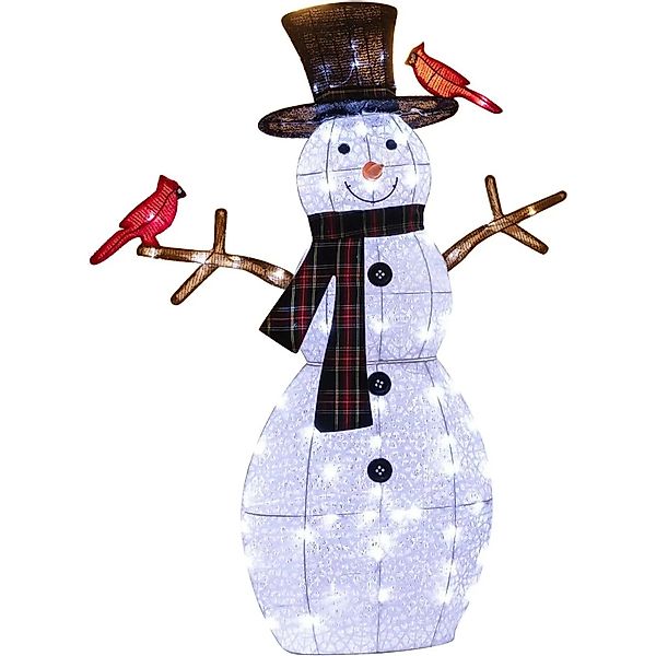 Costway Led Schneemann Deko Weihnachtsfigur Weihnachtsbeleuchtung günstig online kaufen