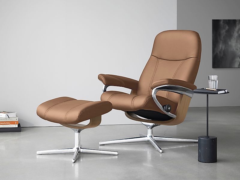 Stressless® Relaxsessel »Consul« Set, Relaxsessel mit Hocker, mit Hocker, m günstig online kaufen