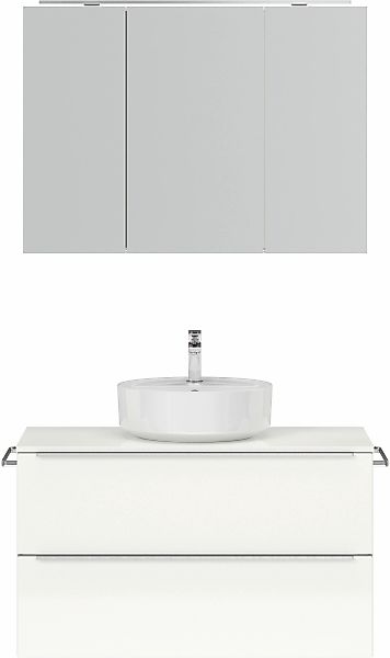 nobilia® Badmöbel-Set »Alvene«, (2 St., vormontiert, mit Soft-Close), inkl. günstig online kaufen