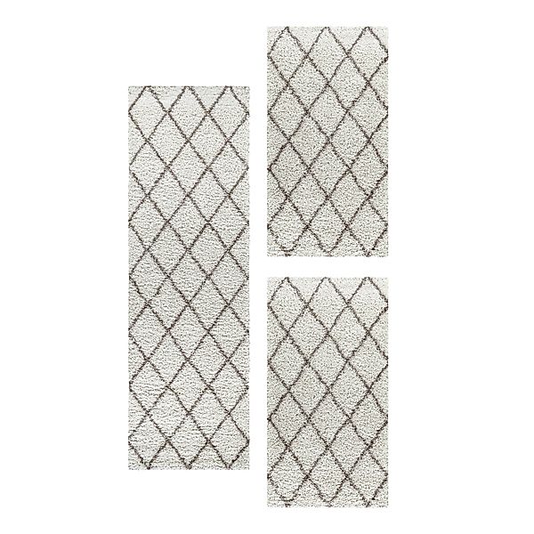 SIMPEX24 Hochflor-Bettumrandung Geometrisch Design, Höhe 30 günstig online kaufen