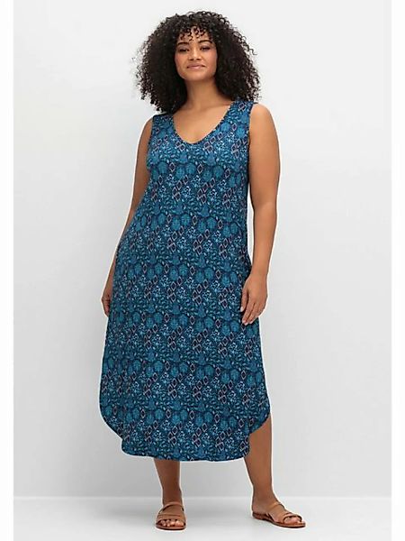 Sheego Jerseykleid Große Größen mit Ornamentprint günstig online kaufen