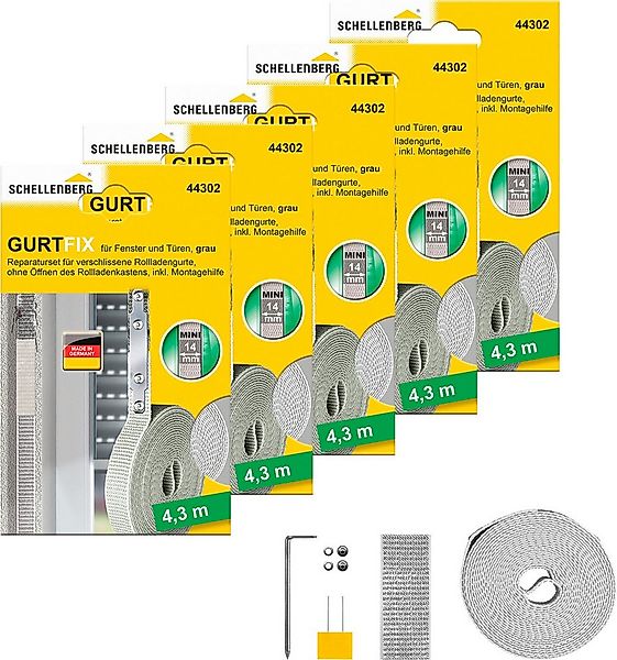 SCHELLENBERG Reparatur-Set Rollladen Gurtfix für das Rollladensystem Mini, günstig online kaufen