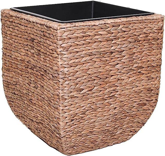 VIVANNO Pflanzkübel Wasserhyazinthe ASIA Würfel - Natur Geflochten (1 St), günstig online kaufen
