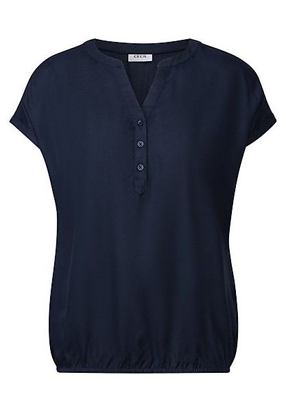 CECIL Kurzarmbluse – Leichtes Damenshirt mit Kurzarm - Unifarbe günstig online kaufen