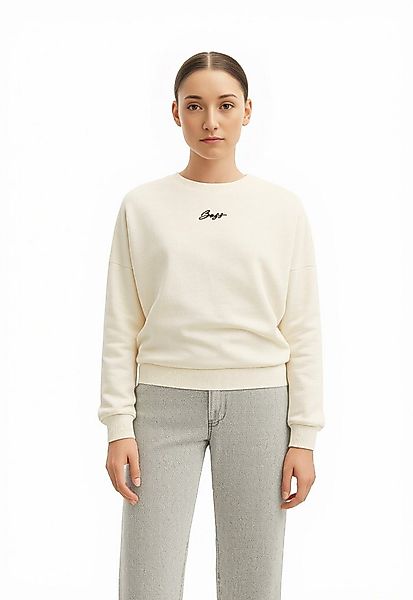 BOSS ORANGE Sweatshirt Esweaty Premium Damenmode im Oversized Look günstig online kaufen