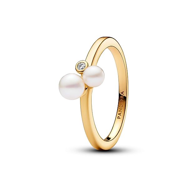 Pandora Silberring Pandora Ring Duo Pearls günstig online kaufen