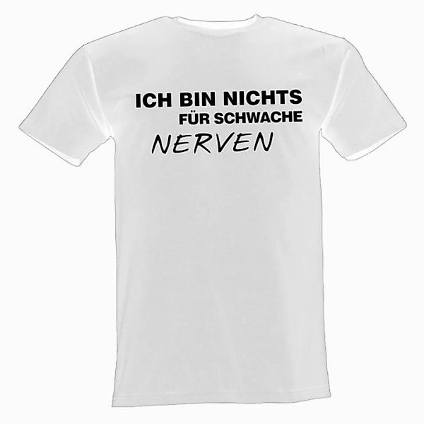 Lustige & Witzige T-Shirts T-Shirt T-Shirt Nichts für schwache Nerven Sport günstig online kaufen
