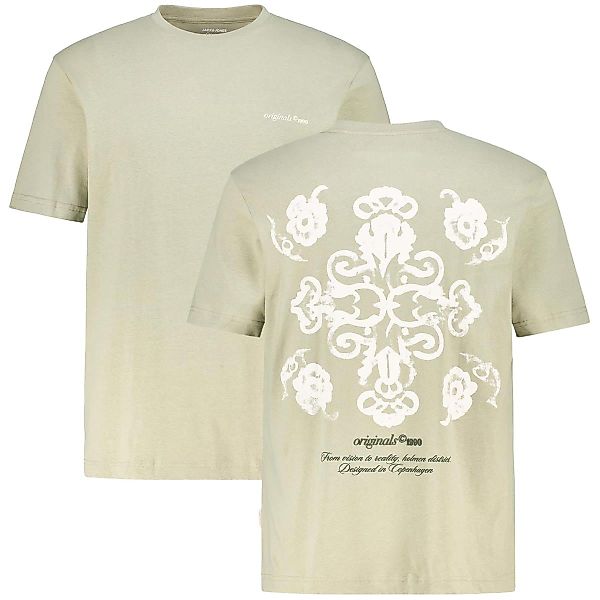 Jack&Jones T-Shirt aus Biobaumwolle Farbe oliv Größe: 8XL günstig online kaufen