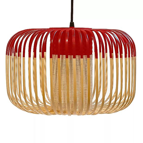 Forestier Bamboo Light S Pendellampe 35 cm rot günstig online kaufen