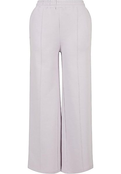 URBAN CLASSICS Stoffhose Urban Classics Damen Ladies Straight Pin Tuck Swea günstig online kaufen