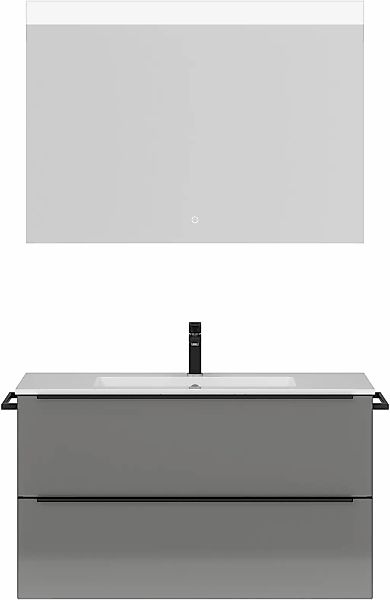 nobilia Badmöbel-Set "Levere" vormontiert, mit Soft-Close, 2 Stk. tlg. günstig online kaufen