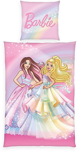 Barbie Bettwäsche Barbie, Renforcé, 2 teilig, günstig online kaufen