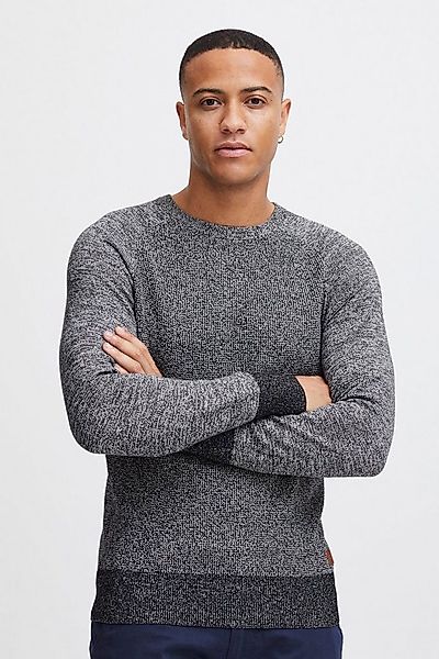 Blend Rundhalspullover BHGandolf Strickpullover mit farblich abgesetzten Ak günstig online kaufen