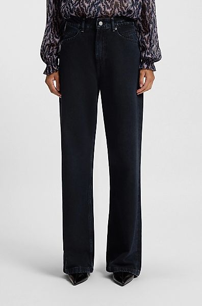 BOSS ORANGE High-waist-Jeans "Marlene High Rise Premium Damenmode", Wide Le günstig online kaufen
