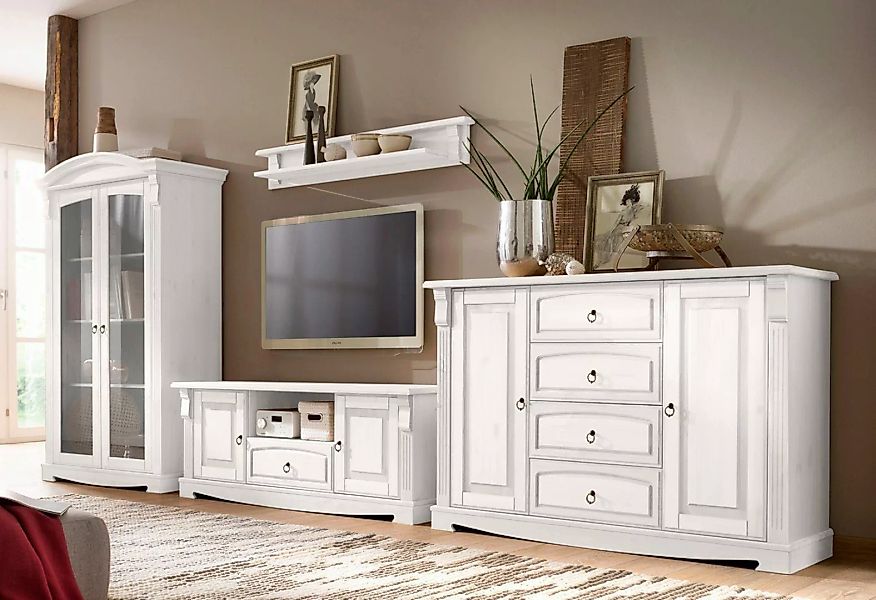 Home affaire Wohnwand "Anna", (Set, 4 St.), aus massiver Kiefer, FSC, im ro günstig online kaufen