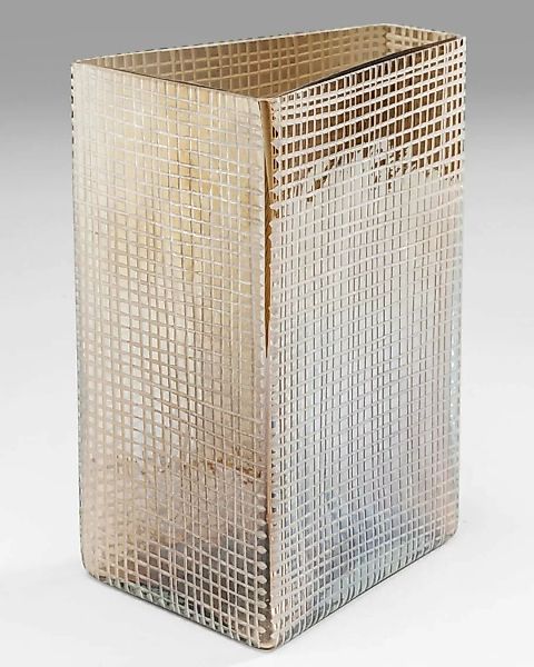 KARE Design Vasen Vase Skyscarper Choco 23 cm (30607) (braun) günstig online kaufen