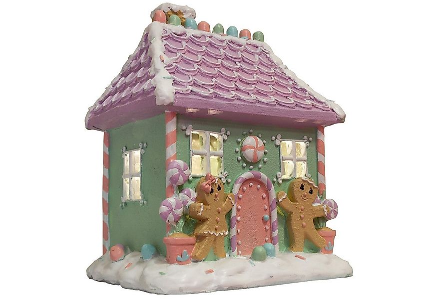 Christmas Paradise Weihnachtshaus Lebkuchenhaus mit LED 21 cm, Weihnachtsde günstig online kaufen