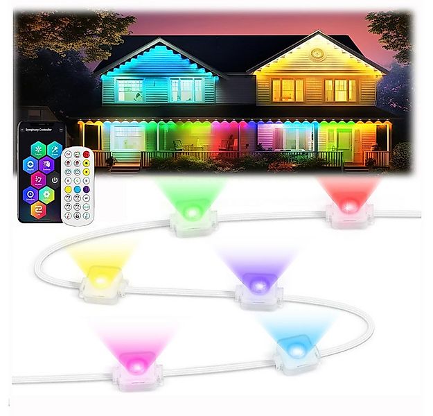 Rosnek LED Stripe RGB Lichtstreifen Außen IP67 Smart LED Streifen Dimmbar T günstig online kaufen