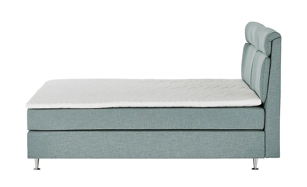 Boxspringbett  Fero  ¦ türkis/petrol ¦ Maße (cm): B: 151 H: 105,5 Betten > günstig online kaufen
