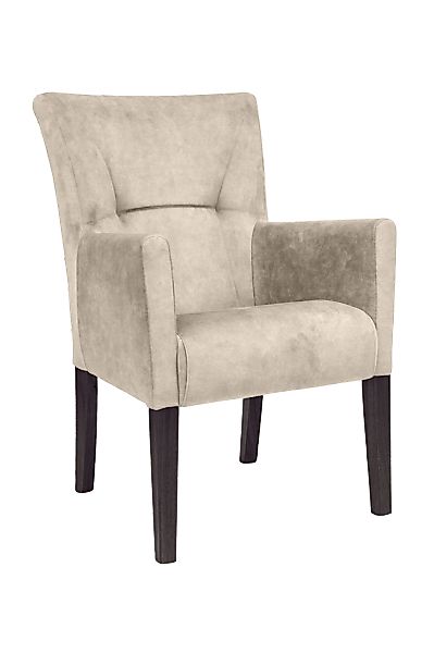 Home affaire Armlehnstuhl "King" () Esszimmerstuhl mit Knopfheftung günstig online kaufen