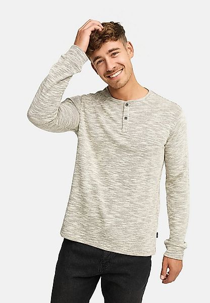 Indicode Langarmshirt Herren INVitus Shirt Langarm Herrenshirt Strukturiert günstig online kaufen