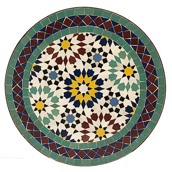 Casa Moro Beistelltisch Mosaik-Beistelltisch Ø 45cm günstig online kaufen