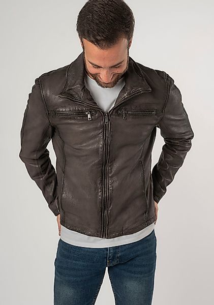 Mauritius Lederjacke MMSantiago Antique mit Reißverschluss, günstig online kaufen