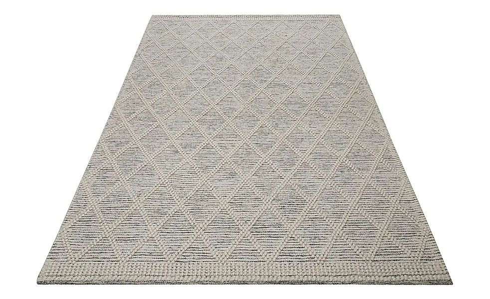 Esprit Handwebteppich   ¦ weiß ¦ Wolle ¦ Maße (cm): B: 110 H: 0,8 Teppiche günstig online kaufen