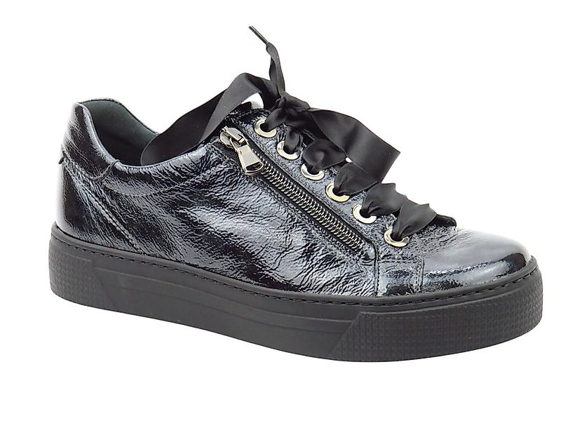 Semler Knautschlack grau/schw. Sneaker günstig online kaufen