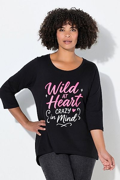 Angel of Style T-Shirt T-Shirt A-Linie Schriftzug 3/4-Ärmel günstig online kaufen