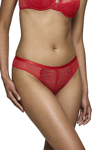 Triumph Brasilslip "Delightful Spotlight", Spitze, hoher Beinausschnitt, gl günstig online kaufen