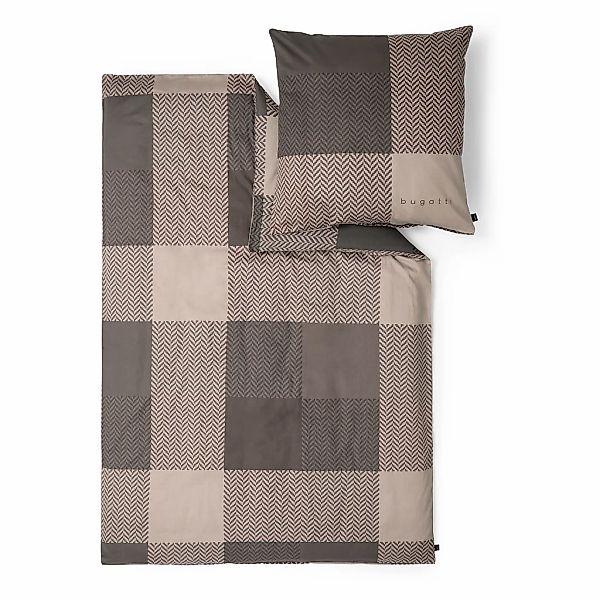 bugatti Bettwäsche "bugatti Satin-Flanell Kombi-Bettwäsche" 2 Stk. tlg. in günstig online kaufen