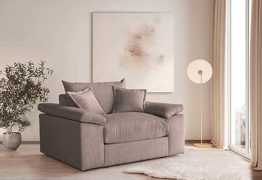 Home affaire XXL-Sessel "Soft&Cosy", Mega-Sessel, Cord oder Chenille-Strukt günstig online kaufen
