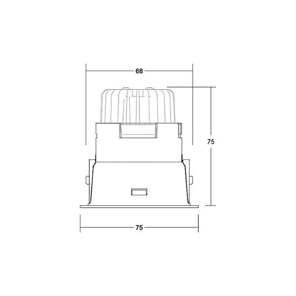 BRUMBERG LED-Spot Binato DALI-dim-to-warm Anschlussbox weiß günstig online kaufen