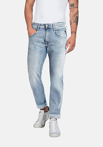 Replay Herren Jeans ANBASS - Slim Fit - Blau - Light Blue Denim günstig online kaufen